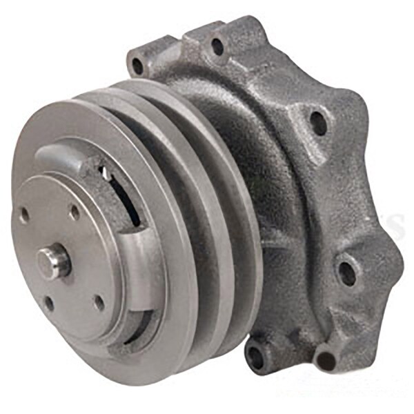 Aftermarket FAPN8A513DD Tractor Water Pump Double Pulley 2000, 3000, 4000, 4000S Fits Ford CSU80-0047 - main